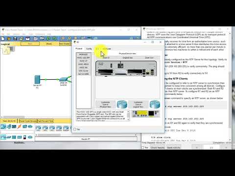2.3.1.5 Packet Tracer - Configure and Verify NTP