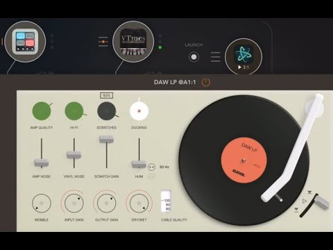 DAW LP (2023 update) | Vinyl player simulator by @klevgrand
