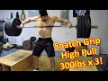 INSANE High Pull Workout! 300lbs x 3 Big PR