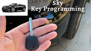 How To Program A Saturn Sky Key 2007 - 2010 DIY Transponder Chip Ignition - Lost All Keys