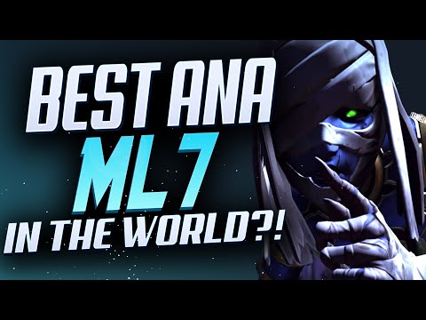 ML7 THE MOST DOMINANT ANA GAMEPLAY EVER - [ OVERWATCH SEASON 23 TOP 500 ]