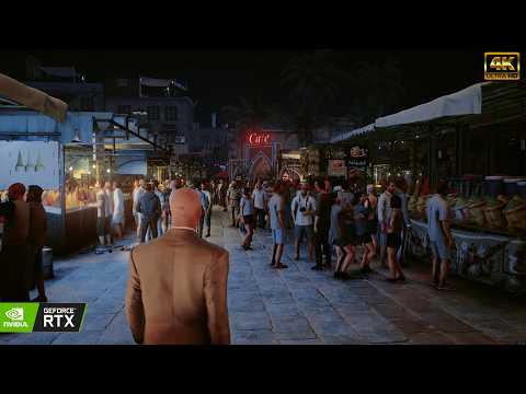 HITMAN™ 3 - Marrakesh, Morocco (Night Time) Cinematic Run [4K 60FPS]