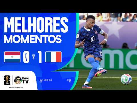 Gols e melhores lances de Paraguai x França