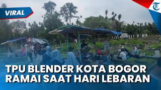 TPU BLENDER KOTA BOGOR Ramai Dikunjungi Peziarah saat Lebaran, Penjual Bunga Panen Rezeki
