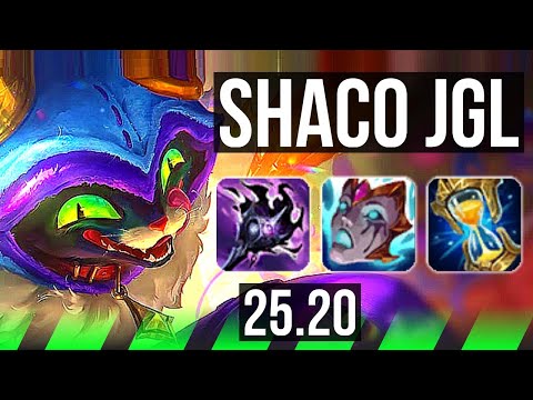 SHACO vs TRUNDLE (JGL) | Legendary | KR Master | 25.20