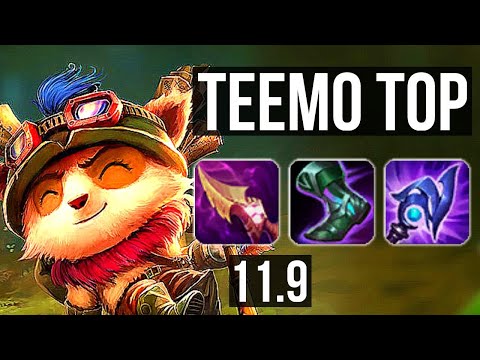 TEEMO vs LUCIAN (TOP) | Rank 2 Teemo, 2.4M mastery, 900+ games, 8/2/4 | BR Challenger | v11.9