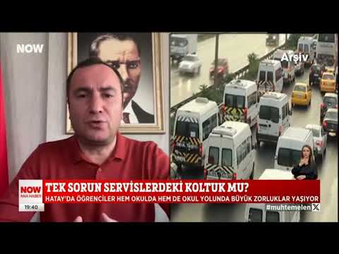Genel Başkanımız Kadem Özbay’ın, Hatay Antakya İlçe Milli Eğitim Müdürlüğü tarafından okullara gönderilen yazı ile öğrenci servislerinde kız öğrencilerin ön koltuklara oturtulmaması talimatı ile ilgili açıklamaları Now Tv Ana Haber’de haberleştirildi