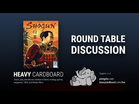 Round Table only - Shogun Round Table discussion by Heavy Cardboard