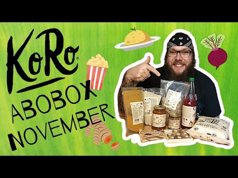 KoRo Abobox November Unboxing + TASTE-TEST! Goldene Milch, Gemüsesaft, POPCORN, Cookie und FEIGEN! 😱