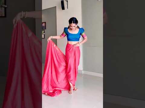 Devasena style Saree draping | #Devasena #Bahubali