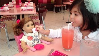 SADIE'S 6TH BIRTHDAY | AMERICAN GIRL STORE BISTRO DINNER | FAMILY VLOG