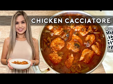 CHICKEN CACCIATORE | HOW TO MAKE CHICKEN CACCIATORE