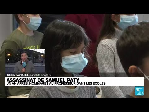 Assassinat de Samuel Paty : hommages au professeur un an après • FRANCE 24