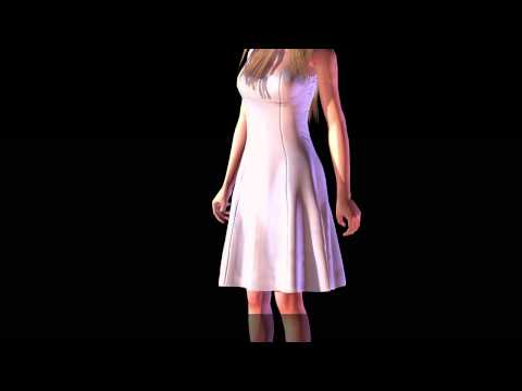 iClone 6 Feature Demo -  Natural Hair & Skirt Movements