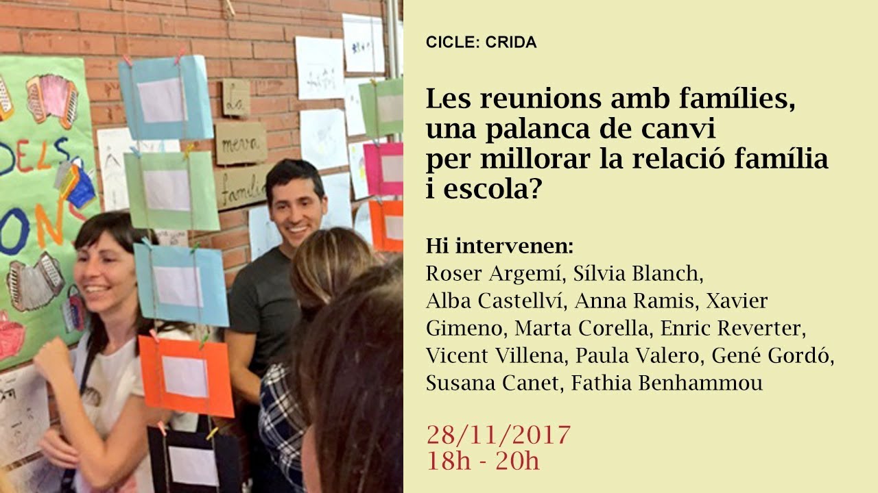 Les reunions amb famílies, una palanca de canvi per millorar la relació família i escola?