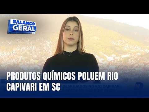 Moradores de São Bonifácio denunciam despejo de produtos químicos no Rio Capivari