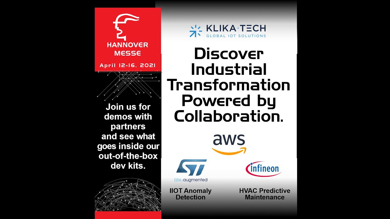 AWS Demo Predictive Maintenance with AWS Klika Tech and Infineon Hannover Messe 2021