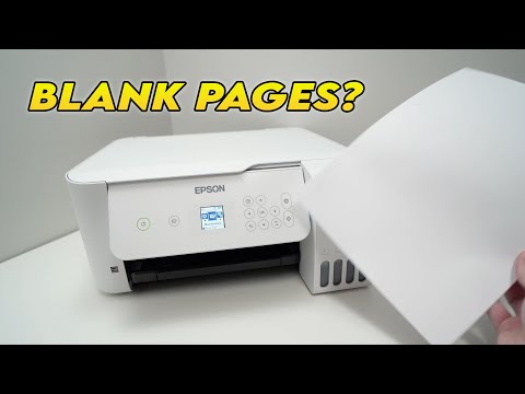Fix Epson EcoTank Printer Only Printing Blank Pages