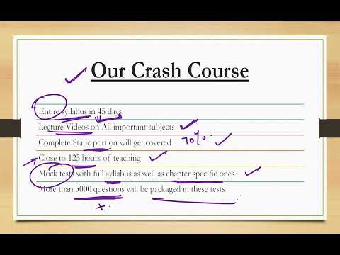 Overview Upsc Prelims Crash Course Video Lecture Overview Upsc Prelims Crash Course Video Lecture