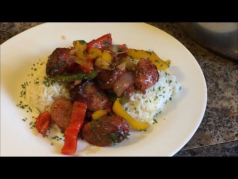 Sausage Peppers and onions