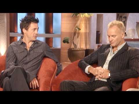 Robert Downey Jr. Thanks Sting