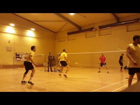 Badminton tournament final 1