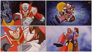 [PS1] Iris's Death in Zero's Arms! | Mega Man X4 (1997) ロックマンX4 Remastered [4K]