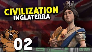 Louco por mar | Civilization 6 #02 - Inglaterra Português PT-BR