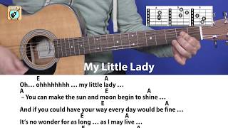 My Little Lady - The Tremeloes, Cover, Chords &amp; Lyrics, Play Along for Guitar Beginner