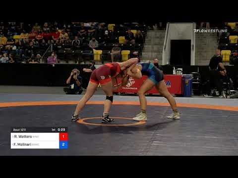 68 Kg Rr Rnd 2 Rachel Watters New York Athletic Club Vs Forrest Molinari Sunkist Kids Wrestling Cl