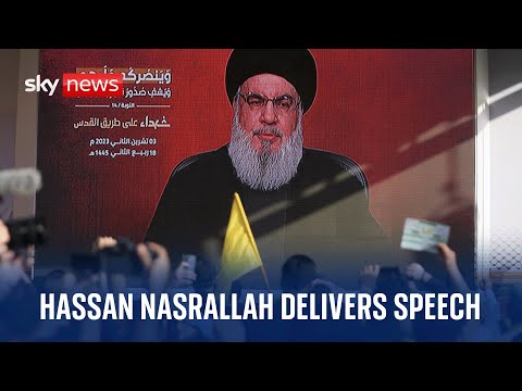 Hassan Nasrallah delivers speech on the regional conflict