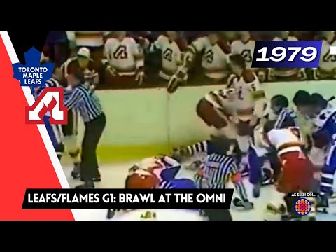 1978-79 - Leafs/(Atlanta) Flames, Game 1 - Big Brawl