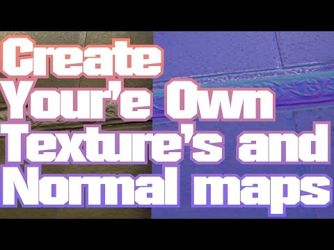 Create Your Own Textures and Normal Maps - Blender Tutorial