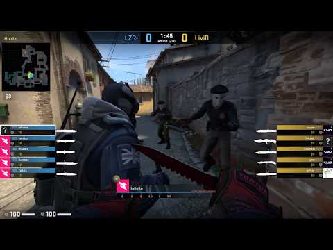 ESports - CS:GO, LiviD vs Lazarus, ECS Season 8 North America Pinnacle Cup Open Qualifier 1 (15th...