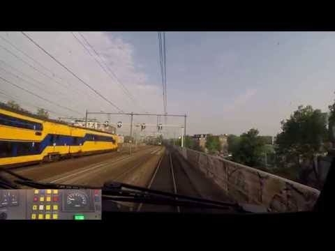 A train driver's view: Amsterdam CS - Vlissingen, VIRM, 01-Jun-2016.
