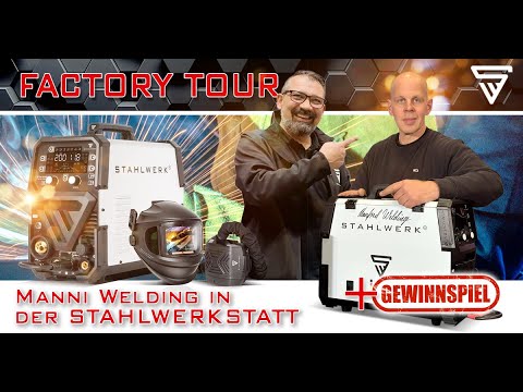 STAHLWERK - Roomtour! Manni Welding besucht Rico in der STAHLWERKSTATT