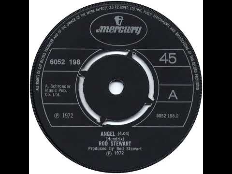 UK New Entry 1972 (218a) Rod Stewart - Angel