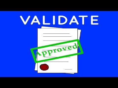 Validate Meaning 2