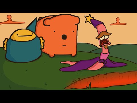 Nigel and Marmalade Help a Worm Wizard
