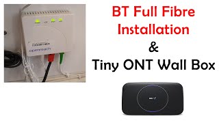 BT Full Fibre Installation - New Tiny ONT Wall Box for FTTP