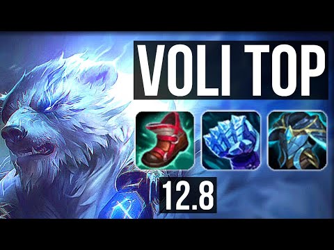 VOLIBEAR vs KENNEN (TOP) | 13/1/10, 9 solo kills, Legendary, 300+ games | NA Grandmaster | 12.8