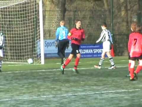 VDZ speler Mathis nr 9 - D1 2010-2011