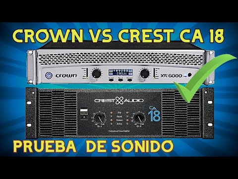 Crest Audio CA- 18 5000 watt power amplifier 2012 - Black image 12