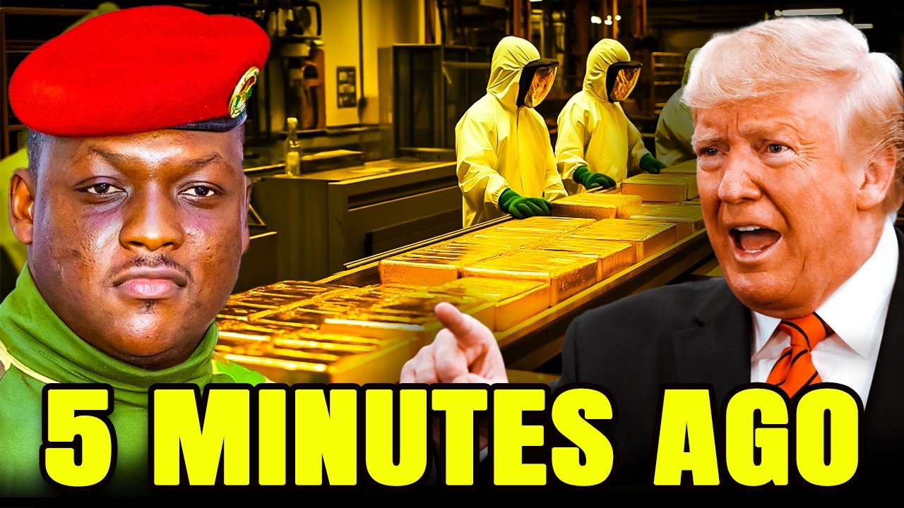 Traore Launches First Locally Produced Gold Bar, Taking Full Control of Gold Mines In Burkina Faso.