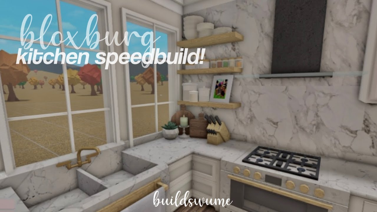 Bloxburg Kitchen Speedbuild |