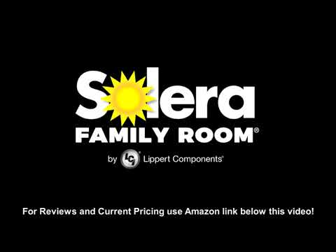 Solera 362231 Gray 16' All-Weather Family Room | Outdoor Patio Awning Enclosure for RV and Trav