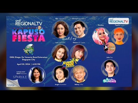 One North Central Luzon: Ilang Kapuso stars, makikisaya sa ‘Bangusan Street Party’ bukas, April 30