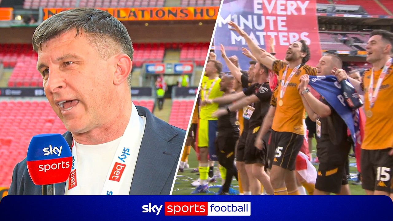 "I can't believe it" 🥹 | Sergej Jakirović FULL reaction as Hull promoted to Premier League