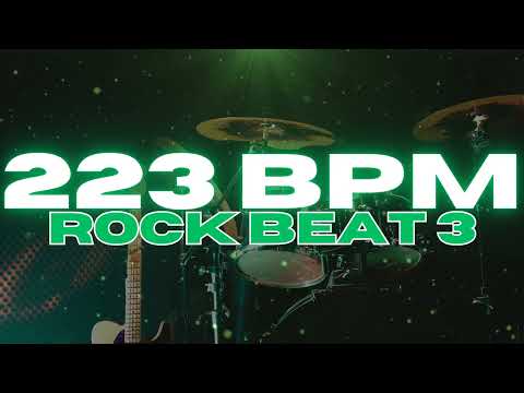 223 BPM - Rock Drum Beat - Loop 3