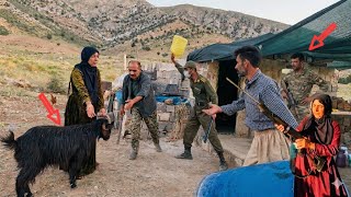 Disaster in the mountains Threatening to evacuate Amir's family home in the presence of armed forces